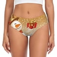 thumbnail image 1 of Balery Christmas Snowman Gift Ropa Interior de Algodón para Mujer con Dibujo – Braguitas Cómodas y Elásticas, Estilo Clásico-Small, 1 of 6