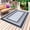 Black Gray, variant on Black Grey Gradient Outdoor Rug 3x5 Ft - Reversible Patio Rug Outdoor Camping Rugs, Gray White Square Geometric Washable Indoor Outdoor Area Rugs, Non-Slip Outdoor Carpet Runner for Deck/Porch