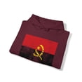 thumbnail image 4 of Angola Angolan Flag Pride Hoodie, Gifts, Hooded Sweatshirt, 4 of 4