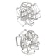 thumbnail image 1 of Accesorios De Del Conector De La Correa Del De La Hebilla Del Metal 40Pack Para El De DIY Craft, 1 of 9
