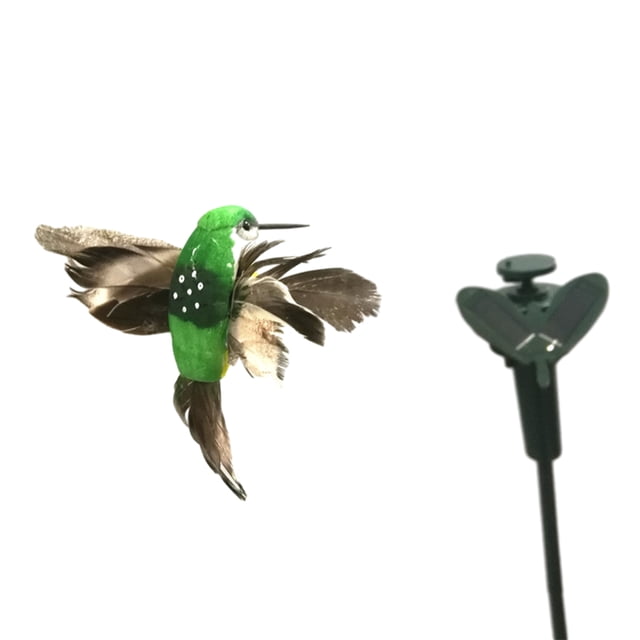 Yuarrent Juego de 3 mariposas danzantes alimentadas por batería solar, belleza de yardas, aplicación amplia, baile aleteo realista Jardín y Patio Colibrí Solar