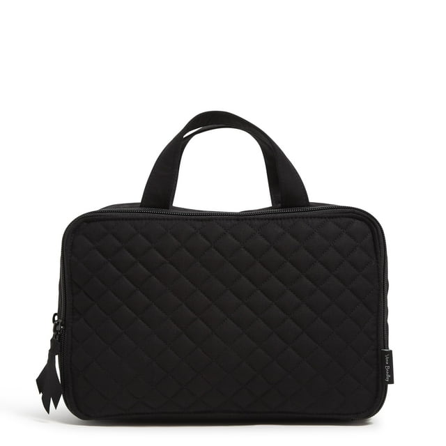 Funda organizadora de maquillaje Vera Bradley Cotton Ultimate Black