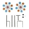 thumbnail image 4 of 75"H Wind Spinner, Spring Flowers, 4 of 6