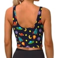 thumbnail image 3 of Lsque Space D Printed Women'S Sports Bra, Compression, Moisture Wicking, High-Impact Sports Bra For Women,Supportive sports bra-XX-Large, 3 of 9