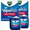 Vicks VapoRub Cough Suppressant Topical Analgesic, 6 oz (2 pack)