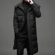 thumbnail image 3 of Chaqueta larga acolchada de plumón para hombre, chaquetas de invierno de marca para hombre, abrigos para hombre, sacos casuales para hombre, 3 of 5