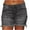 Gray, variant on ZyeKqe Denim Shorts for Women Low Waisted Ripped Distressed Jeans Shorts Frayed Hem Summer Shorts