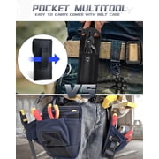 BIBURY 12 in 1Multitool Hammer with Snowflake Tool, Survival Gear Outdoor Multi Tool with Safety Lock, Hammer Multitool for Outdoor, Camping, Hiking,Husband, Boyfriend