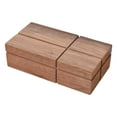 thumbnail image 3 of Servilletero de madera Estuche multiusos para pañuelos faciales Estuche para pañuelos retro Estuche para pañuelos faciales para soportes de noche Mesa Sunnimix Estuche porta pañuelos, 3 of 7