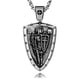 thumbnail image 1 of Collar VENICEBEE: Medalla Arcángel San Miguel, plata, 1 of 9