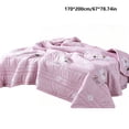 thumbnail image 3 of Yardvibe Cooling Comforter Twin Size, Floral Print Breathable Summer Comforter for Hot Sleepers & Night Sweats, Silky Smooth Cooling Blanket, Pink (D), 3 of 9