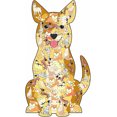 thumbnail image 1 of Puzles de madera con forma de animales HUOGUO Lucky Dog, 200 piezas, para adultos, 1 of 5