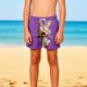 thumbnail image 1 of Pantalones cortos de playa para niños y niñas, de color liso, con estampado bonito, transpirables y con bolsillos, para verano, 1 of 9