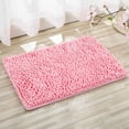thumbnail image 6 of 1Pc Bathroom Mat Pink Bathroom Rug Won'T Slip Bathroom Mat Soft and Comfortable Furry Durable Thickened Bathroom Rug Machine Washable Reusable, 6 of 9