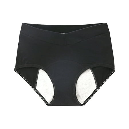 2DXuixsh Pads Underwear For Women Plus Size 1 Piece Underpants Patchwork Color Underwear Panties Bikini Solid Womens Briefs Knickers Womens Cute Underwear No Muffin Top Cotton Black Xxxxxl
