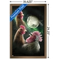 thumbnail image 3 of James Booker - 3 Chicken Moon Wall Poster, 14.725" x 22.375" Framed, 3 of 6
