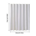 thumbnail image 3 of Shower Curtain Polyester Shower Curtain White Shower Curtain（100G Fabric,120 Width * 200 Height), 3 of 3