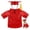 Red, variant on Pet Graduation Gown and Cap Set with Tassel, Graduation Costume for Small Medium Dogs and Cats, Puppy Graduation Outfit for Photoshoot and Party