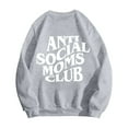 thumbnail image 5 of Women's Sweatshirts 2025 Anti Social Moms Club Sweatshirt Crewneck Drop Shoulder Pullover Tops Sweatshirt for Women, 5 of 8