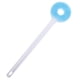 thumbnail image 1 of Silicone Shower Scrubber Long Handle Soft Bristles Exfoliating Body Cleanser For Bathing Sky-Blue 1Set, 1 of 1