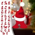 thumbnail image 2 of Lilixerw Christmas Initial with Red Hat Christmas Tree Ornaments,Personalized Christmas 26 Letters Ornaments Christmas Decoration Xmas Tree Hanging Decor(Letter P), 2 of 5