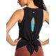 thumbnail image 1 of Remera CRZ YOGA de Algodón Pima sin Mangas con Lazo en la Espalda Negra Talle S, 1 of 6