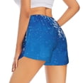 thumbnail image 3 of Haiem Blue Christmas With Snowflakes Women's 2 in 1 Running Shorts - Lightweight Athletic Workout Gym Yoga Breathable Sports Shorts Liner with Phone Pockets-Small, 3 of 9