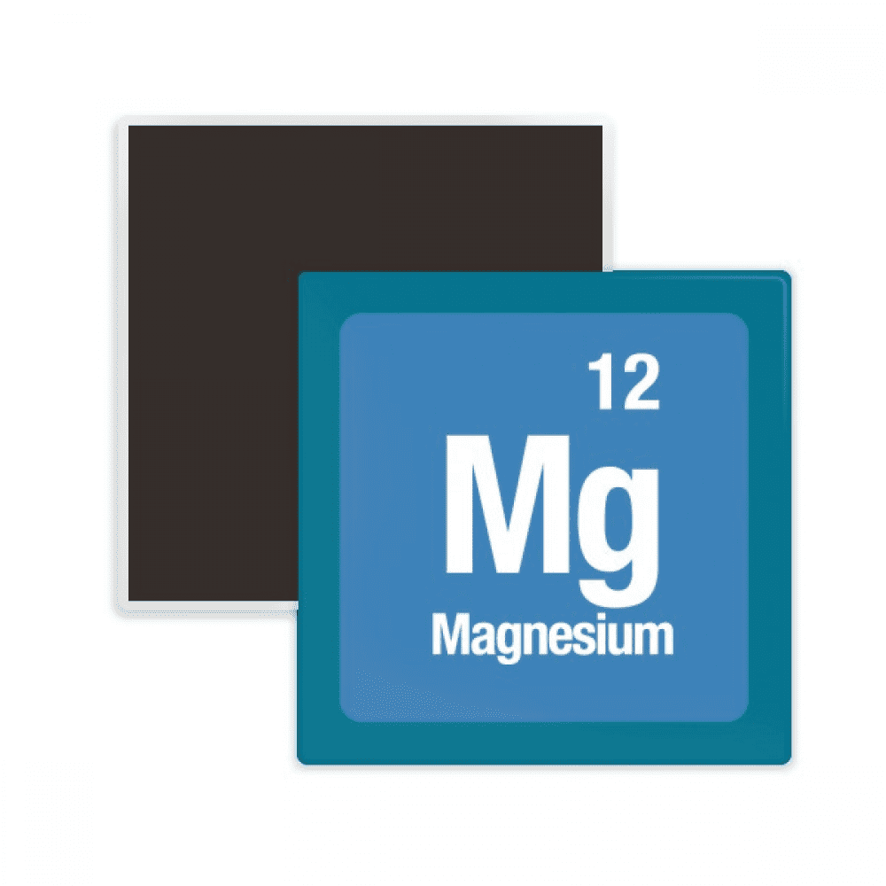 Mg Magnesium Checal Element chem Square Ceracs Fridge Keepsake
