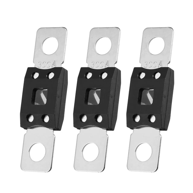 3uds 300A 12V Alta Corriente Fusible para Coche Camión Audio CDs Fusibles Soporte