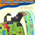 thumbnail image 5 of Soccer and Trophy Green Pattern 17" School Backpacks for Teens,Waterproof Oxford Fabric,S-Shape Padded Straps for School,Travel,Hiking,Camping, 5 of 6