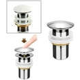 thumbnail image 3 of Clearance Faucets under $5,Basin Up Waste For Basin 1 Standard-G Waste Basin For -Plated Without DrainS Overflow Overflow Copper Without DrainS Universal Automatic Tools & Home Improvement, 3 of 6
