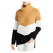 Karl Lagerfeld Paris Womens Colorblock Cowl Pullover Sweater