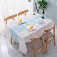 thumbnail image 1 of Waterproof PVC Table Cloth Oil-Proof Tablecloth Dining Kitchen Table Cover Protector Sheet, 1 of 5