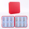 thumbnail image 1 of Caja de almacenamiento para tarjetas de juego NS Switch Card Box con adsorción magnética TF de silicona suave portátil perimetral, 1 of 4