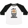 thumbnail image 3 of Inktastic Monkey I Love Hanging out with My Great Grandpa Boys or Girls Toddler T-Shirt, 3 of 5