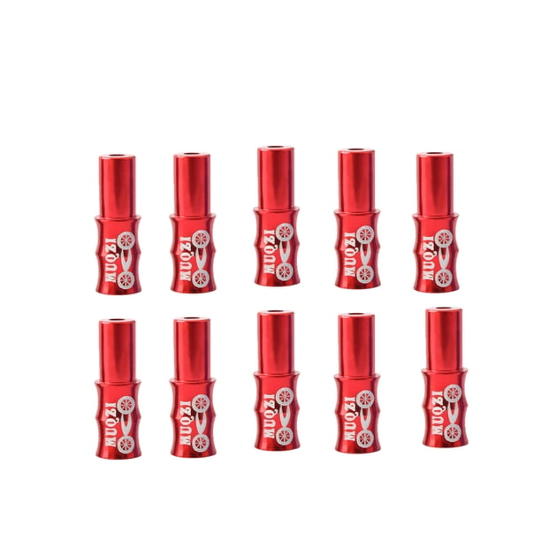 Naiovety 10 Uds tapas de extremo de Cable de bicicleta profesional resistente al desgaste cambio rojo Bicicletas eléctricas Freno rojo Naiovety OD020034-05