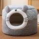 thumbnail image 3 of Cute Cat Bed Pet Dog House Winter Cat Villa Sleep Kennel Removable Warm Nest Enclosed Tents Cave Sofa Pet Supplies Accessory ShopWise Round, 3 of 9