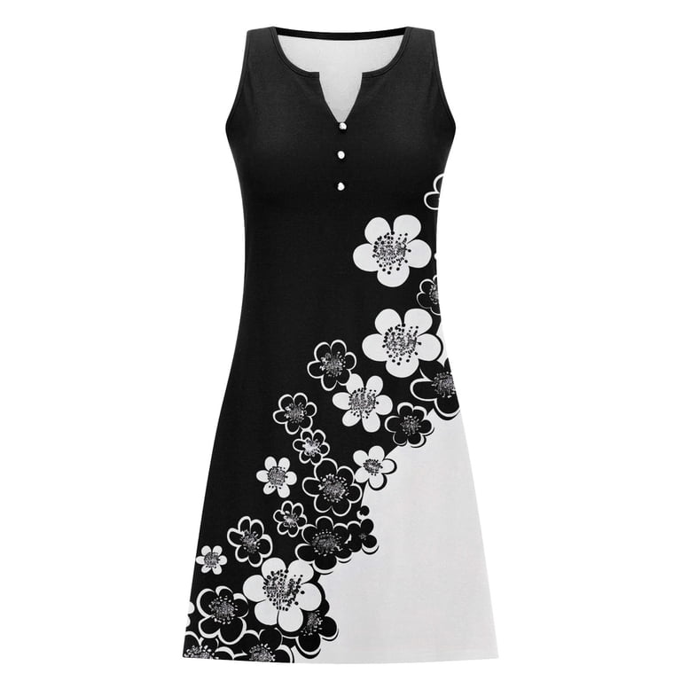mini cotton dresses for women Avec Les Filles Women's Sweetheart Straps Ruffle Handkerchief Hem Dress - White Size:F 36 Style:ST2993D Aurélie wears a size Men's Long Sleeve Blue