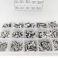thumbnail image 1 of 260 piezas de tornillos hexagonal tuercas de perno conjunto surtido, tamaño de rosca M5 M6 de material acero inoxidable, cabeza avellanada de Yotijar Tornillo de cabeza hueca, 1 of 9