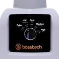 thumbnail image 3 of Licuadora Bosstech 750W Vaso de Vidrio+Plástico 2L Perilla 3Vel Gris, 3 of 5