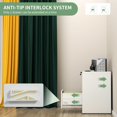 thumbnail image 5 of AQY 2 Drawer File Cabinet with Lock,Filing Cabinets for Home Office,Metal File Cabinet 18" Deep Vertical Storage Drawer for Hanging A4/F4/Letter/Legal Size Files, Assembly Require, 5 of 12