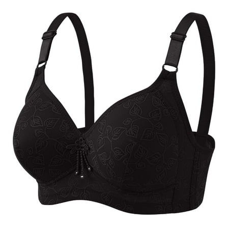 

Mrat Balconette Bralette Full Coverage Bra Workout Women Solid Push Up Bra Fixed Three Rows Buckles No Steel Ring Underwear Ladies Fitness Sports Bra