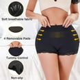 thumbnail image 5 of POP CLOSETS Women's Butt Pads Butt Lifting Shapewear Hip Dip Padded Panties Enhancer BoyShorts With 4 Removable Pads, 5 of 7