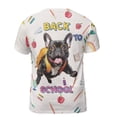 thumbnail image 2 of Back to School Cute French Bulldog All Over Print 3D Shirt Unisex Merch Dog Lover Gifts - 13010, 2 of 6