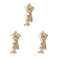thumbnail image 1 of Guardoinrt Costumes With Unique Lace Applique Patch Beautiful Florals Applique Patch Gold 3Set, 1 of 6