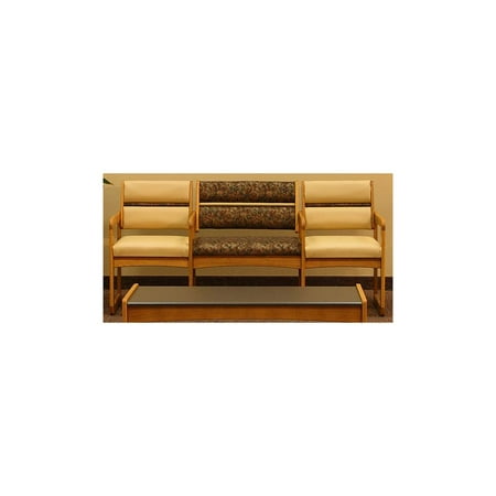 Three Seater Bariatric Sofa (Medium Oak and