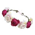 thumbnail image 4 of Diadema de flores Sunnimix Boho Rosa, 4 of 5