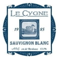 thumbnail image 3 of Vess, June Erica 12x12 Black Modern Framed Museum Art Print Titled - Indigo Wine Labels VIII, 3 of 5
