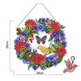 thumbnail image 2 of Guirnalda de flores DIY, artesanías, diamantes, corona de mosaico, cinturón decorativo de cristal para lámpara, 2 of 7