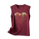 thumbnail image 4 of Tops casuales sexys de verano sin mangas para mujer Tops de chaleco sin mangas con estampado de cuello redondo regular Fridja  gh5080, 4 of 5